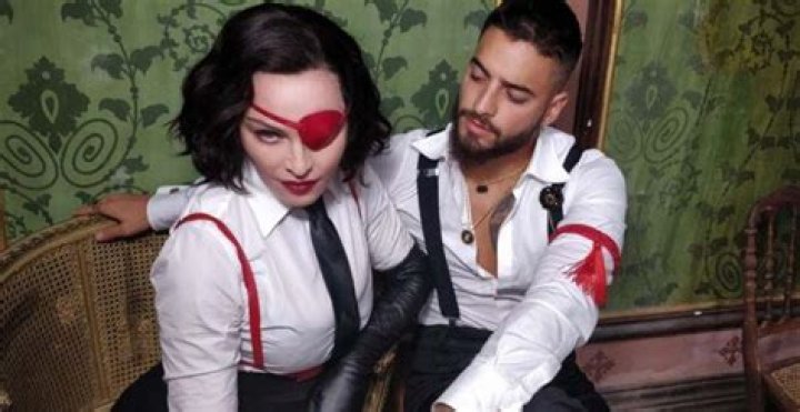 What is with Madonna's eye patch?