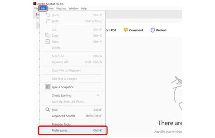Where is advanced settings in Adobe Acrobat?