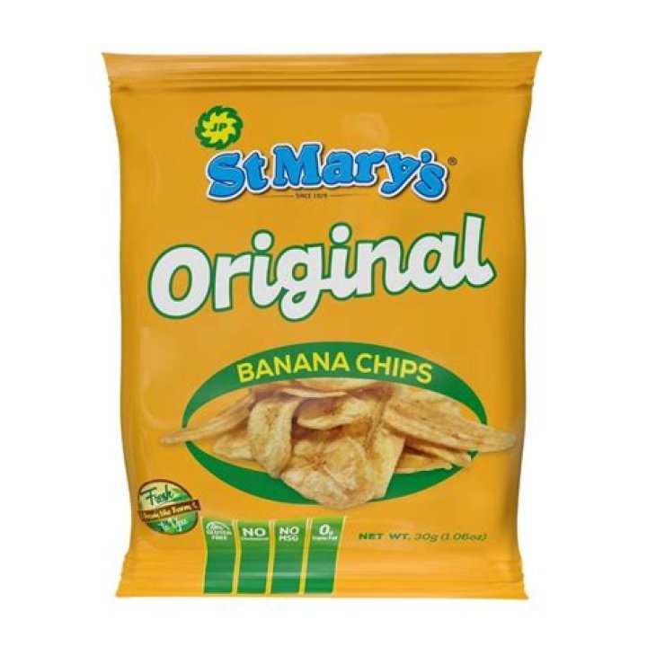 Where is St Mary Banana chips made?