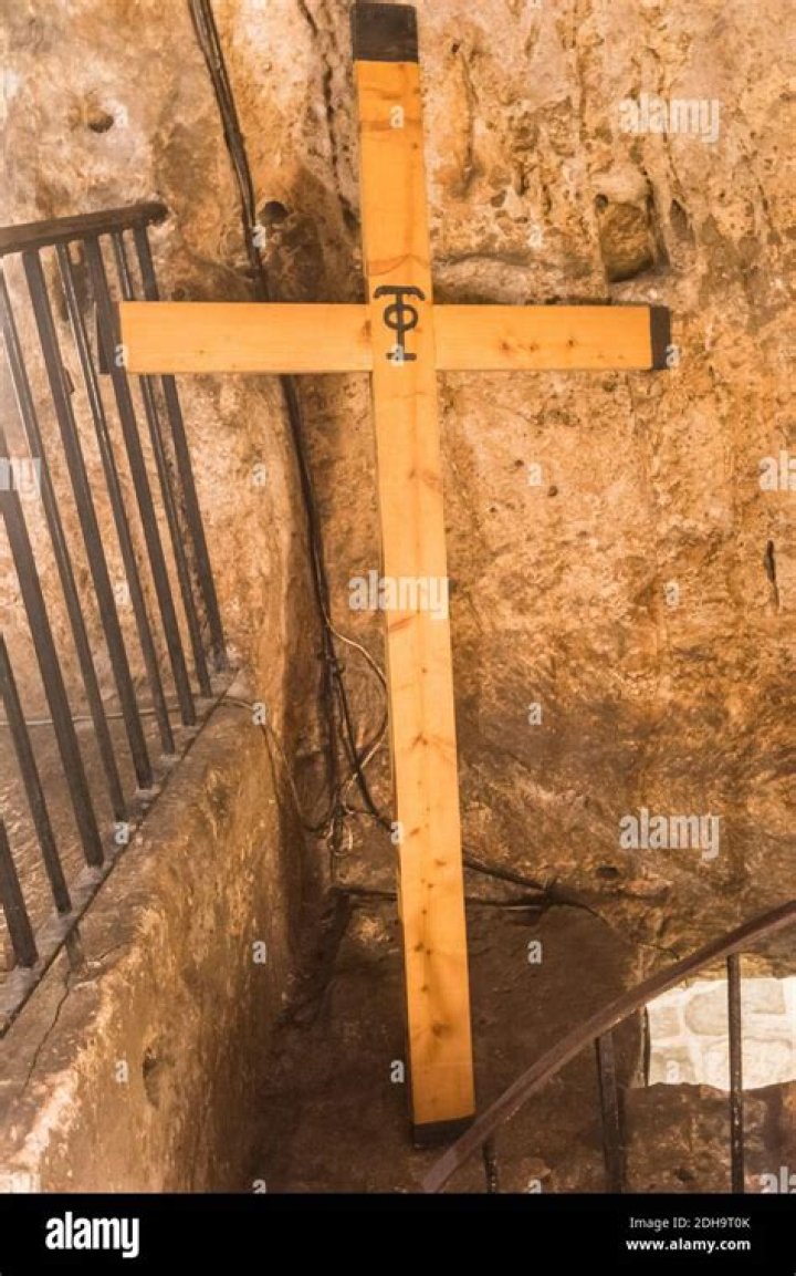 Where is the real cross that Jesus died on?