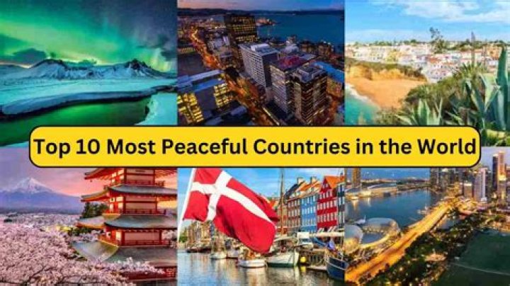 Which are the most peaceful countries in the world?