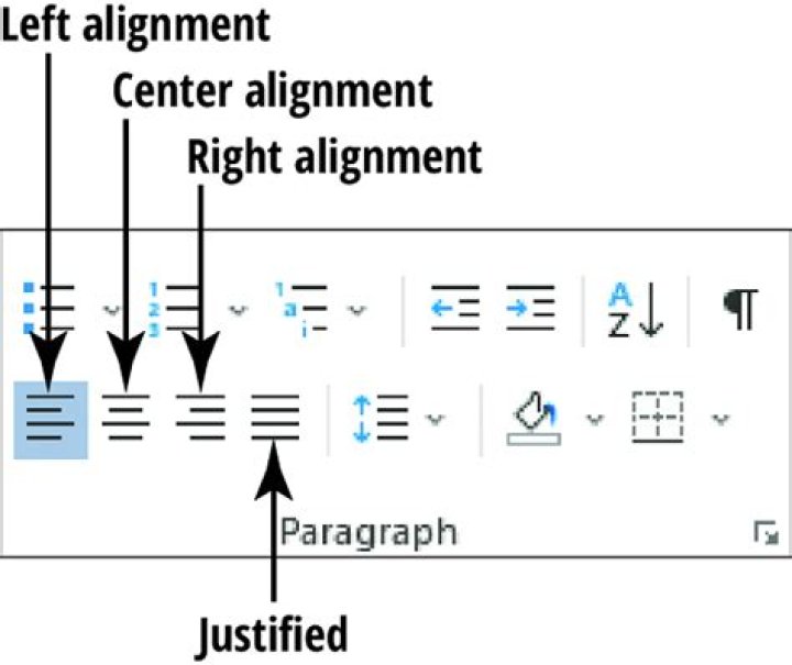 Which of the following is the default paragraph alignment in Word?