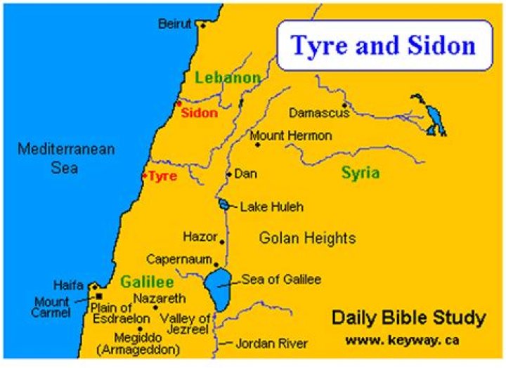 Who are the sidonians today?