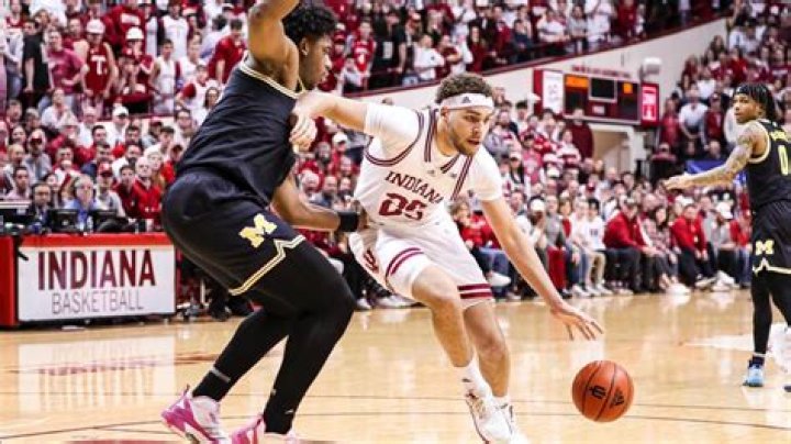 Who won the IU Michigan basketball game today?
