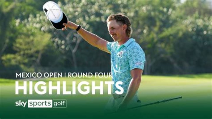 Who won the Mexican golf tournament?