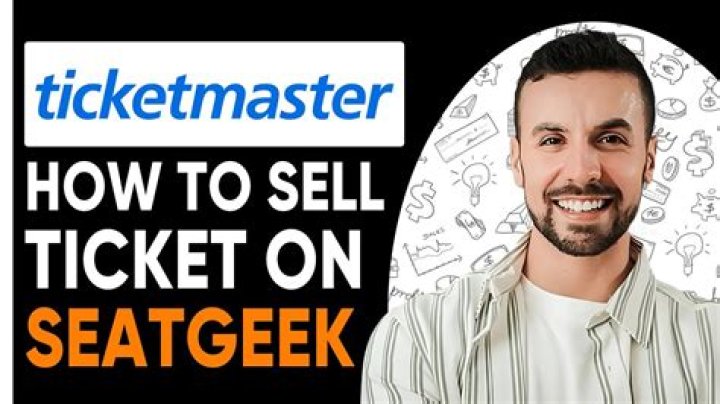 Why can't I sell my tickets on SeatGeek?