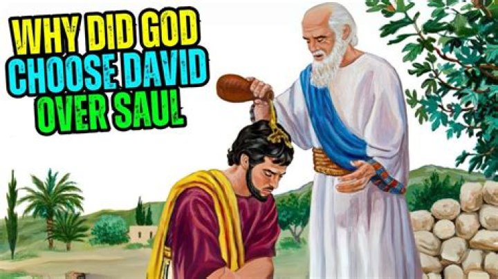 Why did God choose David to replace Saul?