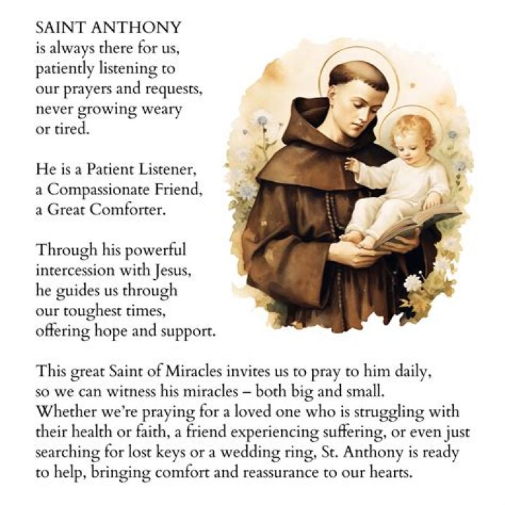 Why do we pray to St Anthony and who was he?
