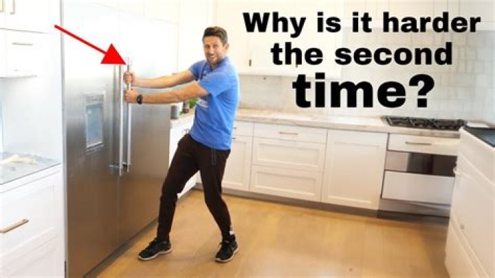 Why is a freezer harder to open the second time?